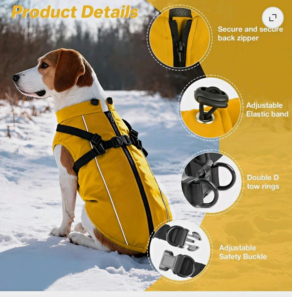 PcEoTllar brand, warm coat XL tag is actually tailored for small to medium dogs